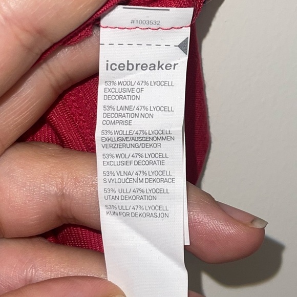 NWT Icebreaker Wool Nomi Racerback pink Tank hiking climbing running camping - Picture 6 of 7